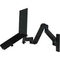 Ergotron Monitor Wandarm LX Pro, bis 34″, neig-/schwenkbar, höhenverstellbar, Tischklemme, VESA, Metall, schwarz