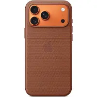 Apple Original iPhone 17 Pro Max Hülle - Gewebtes recyceltes Kunststoff - Backcover/Hard Case - Braun