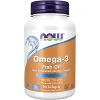 Now Omega-3, 90 molekular destillierte & magensaftresistente Weichkapseln