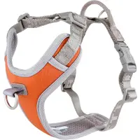 Hurtta HU-934064, Hund, Zugfreier Gurt, Grau, Orange, Polyester, Einfarbig