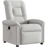 vidaXL Relaxsessel Wolkengrau Stoff