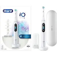 Oral-B iO 4210201363064, Erwachsener, Rotierende Zahnbürste, Tägliche Pflege, Tiefenreinigung, Zahnfleischpflege, Sensibel, Whitening, Weiß, Weiß, Rund