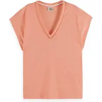 Scotch & Soda U9a00648t Kurzarm-t-shirt Mit V-ausschnitt