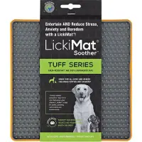 LickiMat - Dog Lick mat Soother Tuff Orange 20Cm - (645.5440)