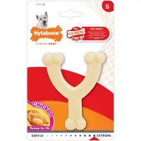 DINOBONE Beissring für Hunde Extreme Chew Wishbone S Huhn