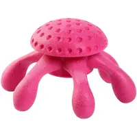 Kiwi Hunde-Spielzeug Octopus Rosa, S, 13 x 13 x 7 cm