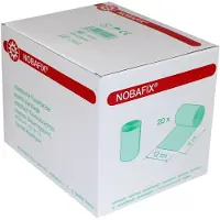 NOBAMED Noba Nobafix elastische Fixierbinde ohne Folie 20 Stück 4 m x 12 cm St Binden