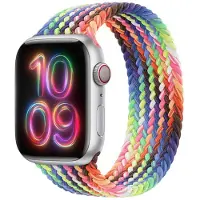 Apple Geflochtenes Solo Loop für Watch | 44/45/46/49 mm - Größe 9 - Pride Edition