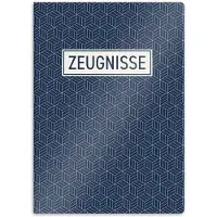Itenga Zeugnismappe 33105729, mit Motiv, A4, Sichtbuch, Motiv Geometrie, mit 20 Hüllen