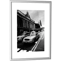 PaperFlow Bilderrahmen 40,7 x 50,7 cm silber, 40.7x50.7 cm