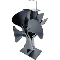 Rowi Ofenventilator stromlos 22 x 16 x 9 cm schwarz