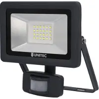 Unitec LED Strahler mit Bewegungsmelder 14 W, 1700 Lumen, IP44, Aluminiumdruckguss, anthrazit