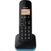 Panasonic KX-TGB610JT, Analoges/DECT-Telefon, Kabelloses Mobilteil, 50 Eintragungen, Anrufer-Identifikation, Schwarz, Blau
