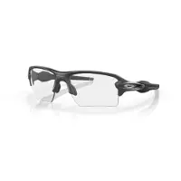 Oakley - Photochromatische Sonnenbrillen - Flak 2.0 XL Steel Clear 50% Black Irid Photo - schwarz