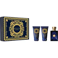 Versace Edt Spray 50ml/Bath & Shower Gel 50ml/Aftershave Balm 50ml Dylan Blue Pour Homme Giftset