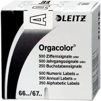 Leitz Orgacolor Buchstabensignale auf Rolle - C