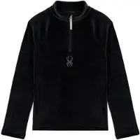 Spyder Skipullover Shimmer Bug Half Zip Kinder Black-S