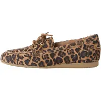 Paul green Leopard-Muster Damen Ballerina in Mehrfarbig, Größe 6.5