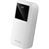 Vention FHMW0, 30000 mAh, Adaptive Fast Charging, Power Delivery 3.0, Quick Charge 3.0, 3,7 V, 22,5 W, Weiß