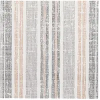 Papstar 50 Servietten `ROYAL Collection` 1/4-Falz 40 cm x 40 cm grau `Stripes`
