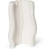 Ferm Living Moire Vase Off-White - , Moire, Weiß, Gips / Ton