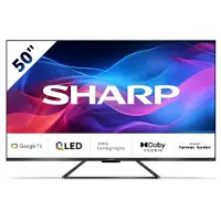 Sharp 50GR8265E, 127 cm (50"), 3840 x 2160 Pixel, 4K Ultra HD, QLED, Smart-TV, Schwarz
