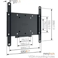 Vogel's MA2000 109,2 cm (43") Schwarz