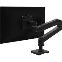 Ergotron Monitorarm LX Pro, für 1 Display bis 34″, neig-/schwenkbar, höhenverstellbar, Tischhalterung, VESA, Metall, schwarz