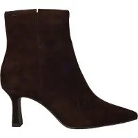 Tamaris Stiefelette , Damen, Gr. 39, Synthetik Textil, braun (mokka), Veloursleder, unifarben, Schuhe Stiefelette, Trichterabsatz, Ankleboots mit zweckmäßigem Innenreißverschluss, Topseller
