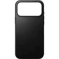 Nomad Apple iPhone 17 Pro Hülle - Echtes Leder - - Backcover/Hard Case - Schwarz