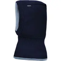 Maximo Wendemütze reine Merinowolle, reversible, doppelt gestrickt, Ausgenähtes Halsteil
