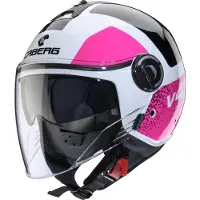 Caberg CabergRivieraV4XAlphaSchwarzWeißPinkJethelm Größe M