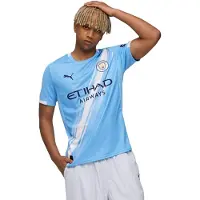 Puma Manchester City Fc 25/26 Replica Heim Kurzarm-t-shirt Blau S Herren Blau S