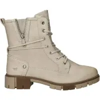 Mustang Damen Stiefelette mit Farbakzentsohle 15M0322001, Größe:41 EU, Farbe:Beige
