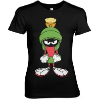 Looney Tunes Shirt "Marvin The Martian Attitude Girly Tee" in Schwarz | Gr.: XL
