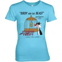 Looney Tunes Shirt "Birdy And The Beast Girly Tee" in Blau | Gr.: L