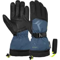 Reusch Handschuhe Herren Down Spirit GTX Black / Dark Denim / Safety Yellow-9