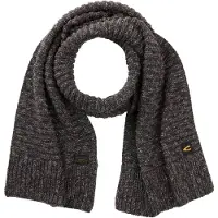Camel active Schal aus reiner Baumwolle in Schwarz | Gr.: onesize
