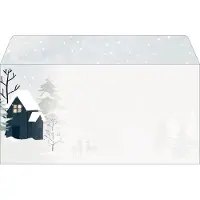 Sigel Umschläge "Cozy Christmas", DIN lang, 90 g/m², 25 Stück