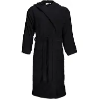 The One Towelling - Morgenmantel für Herren/Damen Unisex, mit Kapuze (Schwarz)