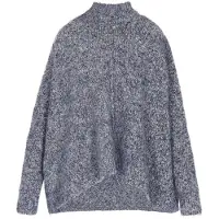 Dreimaster Women Poncho in navy melange | Gr.: XL/XXL