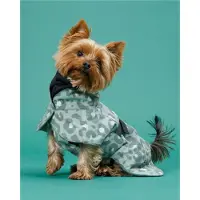PAIKKA Hunde Winter-Jacke reflektierend "Visibility" green leo