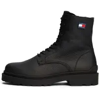 Tommy Hilfiger Schnürschuhe Tjm Lace Up Tumbled High EM0EM01631 Schwarz