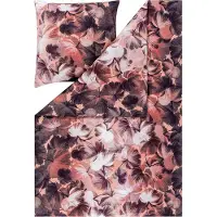 Estella Atelier Mako-Interlock-Jersey Bettwäsche Pia, 135x200 cm+80x80 cm, vino