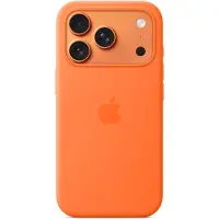 Apple Original iPhone 17 Pro Hülle - Silikon - Backcover/Soft Case - Orange