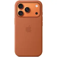 Apple Original iPhone 17 Pro Hülle - Silikon - Backcover/Soft Case - Orange