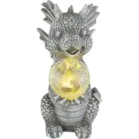 Globo 33888 Solarleuchte Kunststoff grau matt, LED