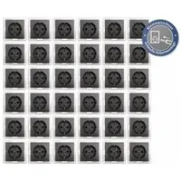 McPower Schutzkontakt-Steckdose ''Flair'' 250V~/16A, UP, Klemmanschluss, 36er-Pack