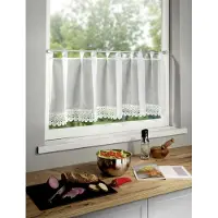 Neusser Collection Schlaufenpanneau Lucinda weiß, 45 x 140 cm GLO708304559