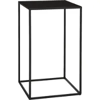 Mica Decorations Quinty Beistelltisch Schwarz L30 X B30 X H50 cm (zwart)